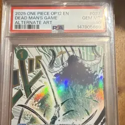 Bandai One Piece CCG Dead Man's Game OP12-037 Legacy Master Alt Art Holo PSA10 - Image 5