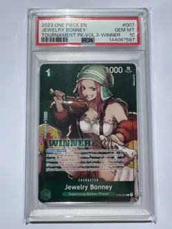 Jewelry Bonney Winner Vol 3 ST02-007 PSA 10 One Piece English - Image 1