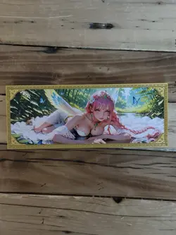 One Piece CCG Goddess Reiju Metal Ticket - Butterfly Angel Wings /50 - Image 1