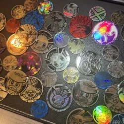 Lot of 70+ Official Pokemon Coins Various Sets! Pikachu Eevee Charizard + MORE - Image 3