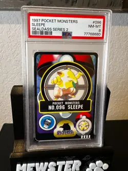 1997 Pokemon Pocket Monsters Sealdass Drowzee PSA 8 #096 - Image 1
