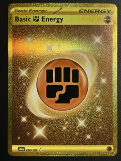 Basic Fighting Energy 258/198 Hyper Rare Scarlet & Violet Base Set Pokemon NM - Image 1