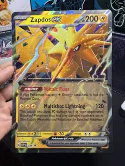 New Release: Pokemon Scarlet & Violet 151 - Promo JUMBO Zapdos Ex Card #049 NM - Image 1