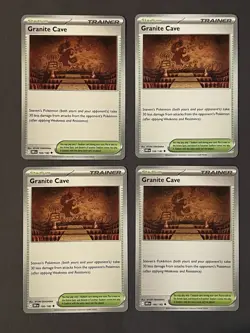 Granite Cave 166/182 Playset X4 - Destined Rivals - Pokemon TCG - NM - Image 1