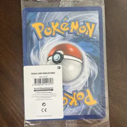 JUMBO Pokemon Snorlax VMAX 142/202 GameStop Sword & Shield Stamped Promo SEALED - Image 3
