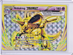 Nidoking BREAK Full Art Holo Ultra Rare #46 Pokemon Evolutions 2016 TCG - Image 1