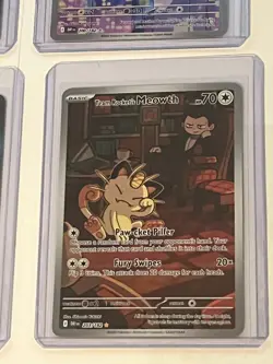 Pokemon Card Lot - Destined Rivals - 4 hit cards! NM! Mewtwo 231, Meowth 102 +++ - Image 2