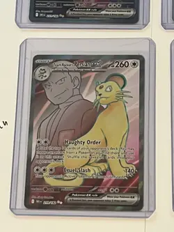 Pokemon Card Lot - Destined Rivals - 4 hit cards! NM! Mewtwo 231, Meowth 102 +++ - Image 3