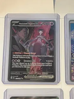 Pokemon Card Lot - Destined Rivals - 4 hit cards! NM! Mewtwo 231, Meowth 102 +++ - Image 5
