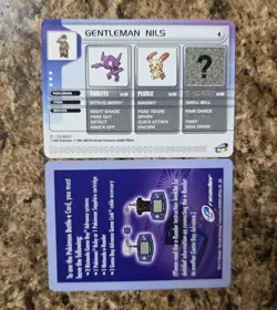 Pokemon Ruby Version Battle E-Card Gentleman Nils ID 129-B001 2003 - Image 1