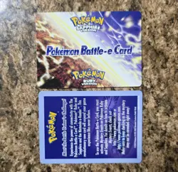 Pokemon Ruby Version Battle E-Card Gentleman Nils ID 129-B001 2003 - Image 2