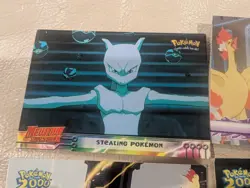 Pokemon Topps Movie 2000 Cards - Lot 9 Cards W/ Two Foils - Image 4