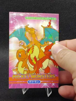 Pokemon Pocket Book Set Charmander Charmeleon Charizard Cracked Ice Holo - Image 2