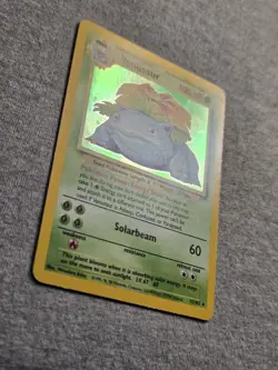 Pokemon TCG Venusaur Base Set Holo Unlimited Rare Card 15/102 - Image 3