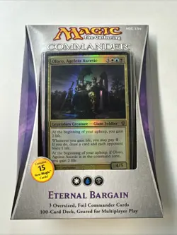Magic The Gathering COMMANDER Eternal Bargain Sealed Foil Deck Oloro 100 Cards - Image 1