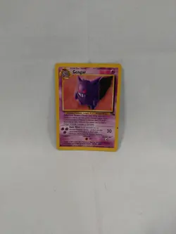Gengar 20/62 Fossil Pokemon Card TCG Non-Holo Rare 1999 - Image 1