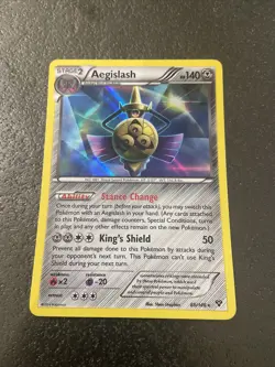 Aegislash 86/146 Holo Rare XY Base Set Pokemon Card LP - Image 1