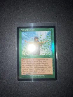 Veil of Summer Card Retro FOIL MTG TWO SCOOPS Secret Lair - Image 3