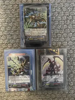 Lot Of 3 Card fight Vanguard Starter Decks (Kagero, Narukami, Gold Paladin) - Image 1