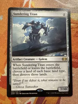 Sundering Titan 233 Rare Masters 25 Magic: The Gathering Lightly Played - Image 1