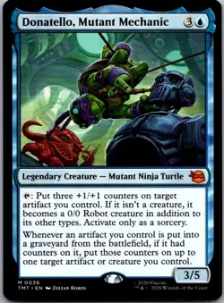 Donatello, Mutant Mechanic M Teenage Mutant Ninja Turtles 36 NM - Image 1