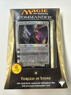 Magic The Gathering - Forged In Stone - Commander Precon Deck - Sealed New - Image 1