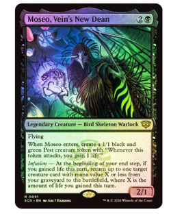 Moseo, Vein's New Dean - Foil Secrets of Strixhaven MTG - Image 1
