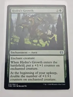 Mtg - Hydra's Growth - Theros Beyond Death (THB) - Uncommon - #172 - NM - Image 1