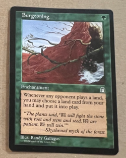Burgeoning - Stronghold - MTG - Magic the Gathering - Image 1