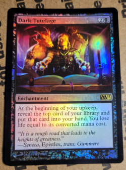 MTG - Dark Tutelage *FOIL* LP - M11 M 2011 Magic the Gathering - Image 1