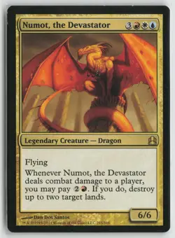 Numot, the Devastator Moderately Played 215 Commander Magic: The Gathering - Image 1
