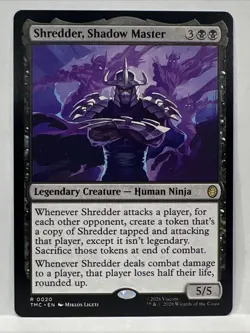 Shredder, Shadow Master - Rare #20 - Magic: Teenage Mutant Ninja Turtles Regular - Image 1