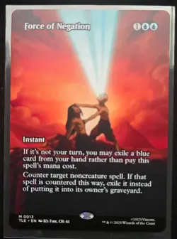 Force of Negation (Borderless) Avatar: The Last Airbender: Eternal 0013 NON FOIL - Image 1