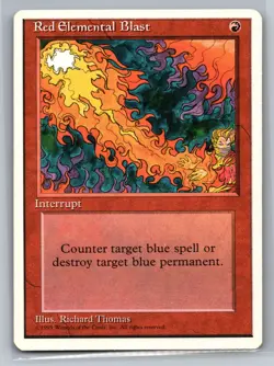 Fourth Edition # Red Elemental Blast *M5 - Image 1