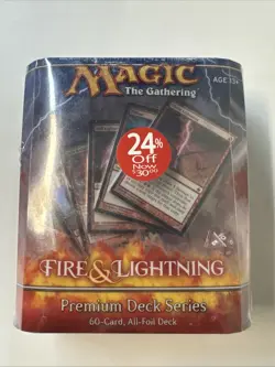 Magic The Gathering Premium Deck Series: Fire & Lightning NEW MTG TCG CCG SEALED - Image 1