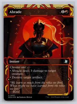 Abrade 37 Secrets of Strixhaven: Mystical Archive Magic: The Gathering Foil NM - Image 1