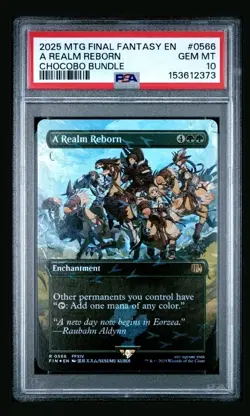 MTG Final Fantasy - A Realm Reborn Chocobo Track Foil PSA 10 - Image 1
