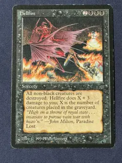 hellfire - Sorcery - Legends - MTG - Magic the Gathering - LP - Image 1