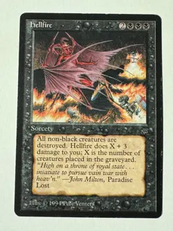 hellfire - Sorcery - Legends - MTG - Magic the Gathering - LP - Image 3