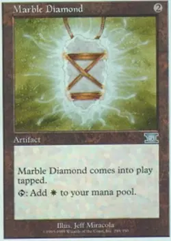 1x Marble Diamond Moderate Play MTG Magic - Kid Icarus - - Image 1