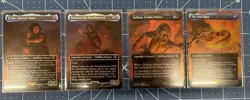 Lord of the Rings MTG – COMPLETE Promo Scene Foil Set – The One Ring - Image 1