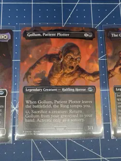 Lord of the Rings MTG – COMPLETE Promo Scene Foil Set – The One Ring - Image 3
