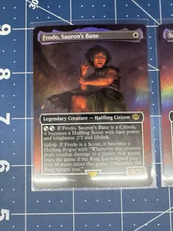 Lord of the Rings MTG – COMPLETE Promo Scene Foil Set – The One Ring - Image 5