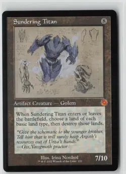 Sundering Titan (Schematic) M The Brothers' War: Retro Frame Artifacts 120 NM - Image 1