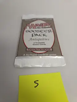 MTG - English Antiquities Booster Pack Factory Sealed #5 - Image 2