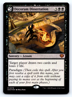 Decorum Dissertation FOIL- Secrets of Strixhaven - MTG - Image 1