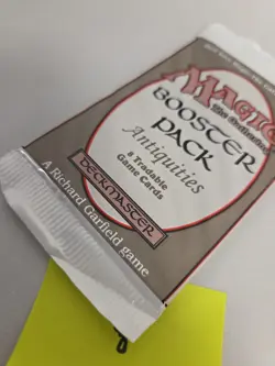 MTG - English Antiquities Booster Pack Factory Sealed #8 - Image 4
