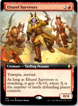 Elturel Survivors Extended Art Commander Legends: Battle for Baldur's Gate 581NM - Image 1