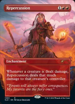 [1x] Repercussion - Foil Near Mint, English Secret Lair MTG Magic - Image 1