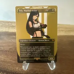 Tifa Martial Artist Commander: Final Fantasy Mythic 0206 FIC Borderless NM Magic - Image 1